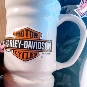 Harley-Davidson® Trademark Long Bar & Shield Coffee Mug 14 oz. White HD-TML-1394